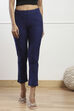 Off White Slub Pants image number 4