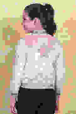 Pink Polyester Jacket image number 4