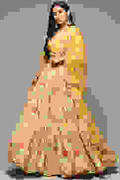 Yellow Modal Lehenga Set image number 5