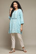 Coral Rayon Printed Kurti image number 0