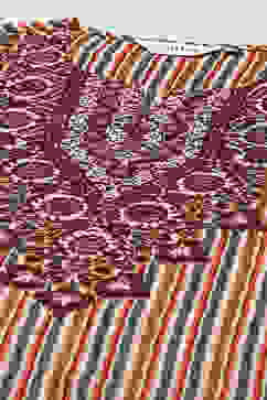 Brown Rayon Straight Kurta image number 1