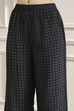 Black Printed Straight Kurta Set image number 2