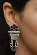 Oxidized Blue Earrings image number 1