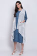 Blue Cotton Two Piece Set image number 4