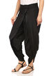Cream Poly Viscose Petal Pants image number 1
