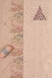 Light Orange Tissue Hand Embroidered Unstitched Suit Set image number 1
