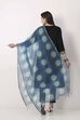 Navy Cotton Dupatta image number 2