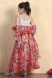 Off White Polyester Lehenga Set image number 5