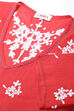 Red Cotton A Line Fusion Wear Dress image number 1