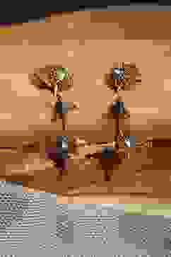 Oxid Gold Brass Earcuff image number 0