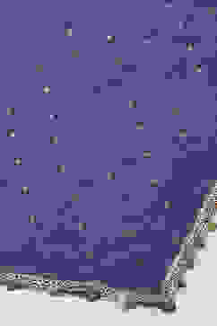 Pink & Purple Poly Cotton Straight Embroidery Kurta Slim Pants Suit Set image number 2