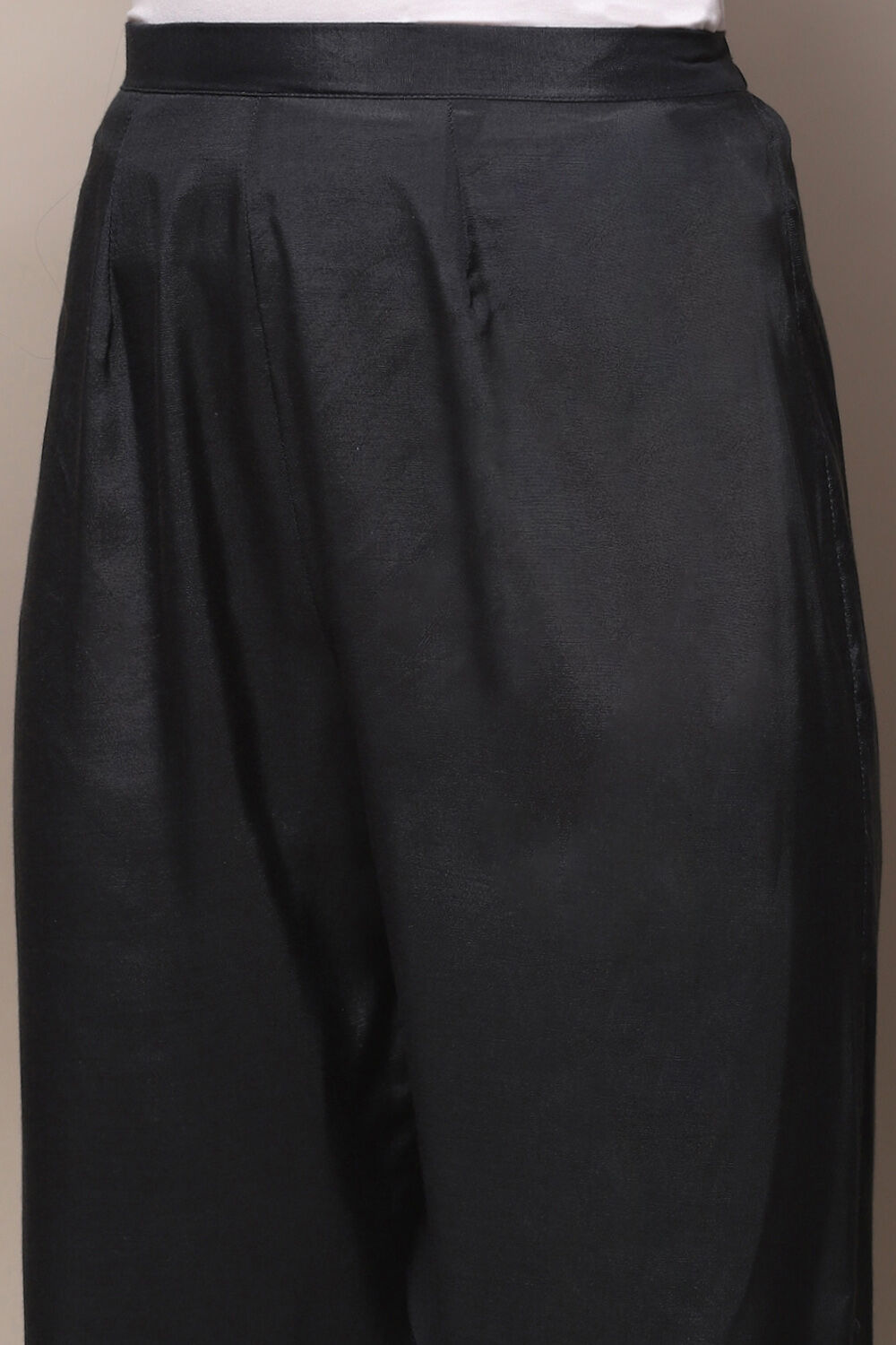 Grey Silk Blend Unstitched Suit Set image number 3