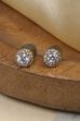 White Stone Earrings image number 0
