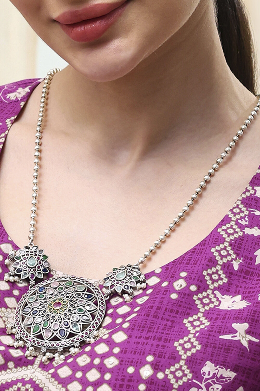 Multi Brass Necklace image number 1