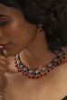 Red Brass Necklace Set image number 0