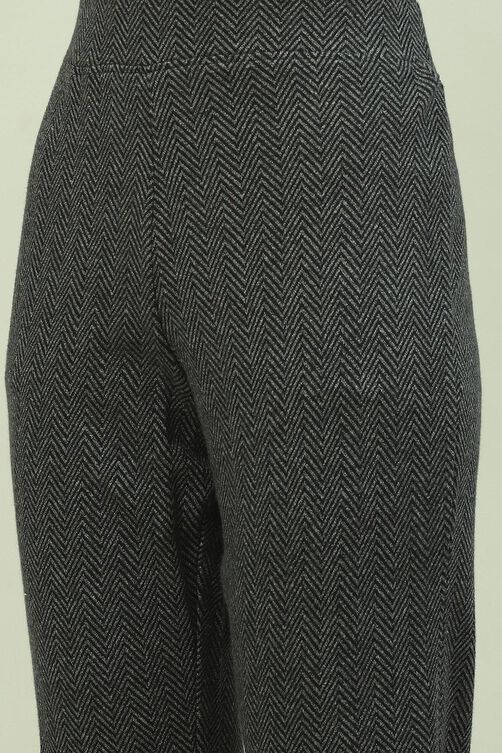 Navy Cotton Pants image number 1