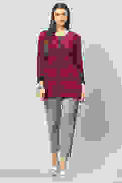 Good Grey Cotton Blend Pants image number 5