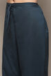 Blue Voile Relaxed Kurta Palazzo Suit Set image number 2