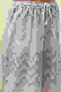 Blue and White Cotton Straight Suit Set image number 2