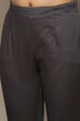 Blue Cotton Gathered Kurta Pants 2 Piece Set image number 2