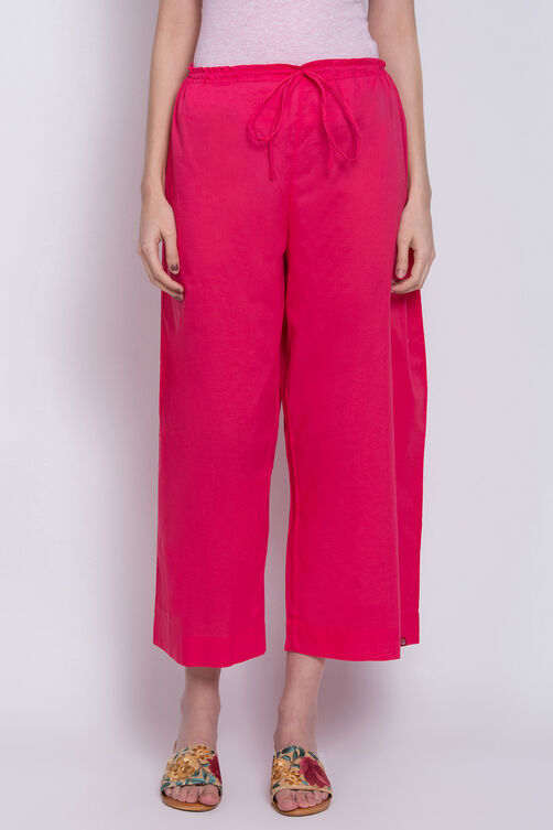Pink Cotton Palazzo image number 0