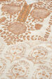 Beige Cotton Screen Print Unstitched Suit Set image number 15