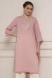 Blue Cotton Straight Solid Kurta image number 5