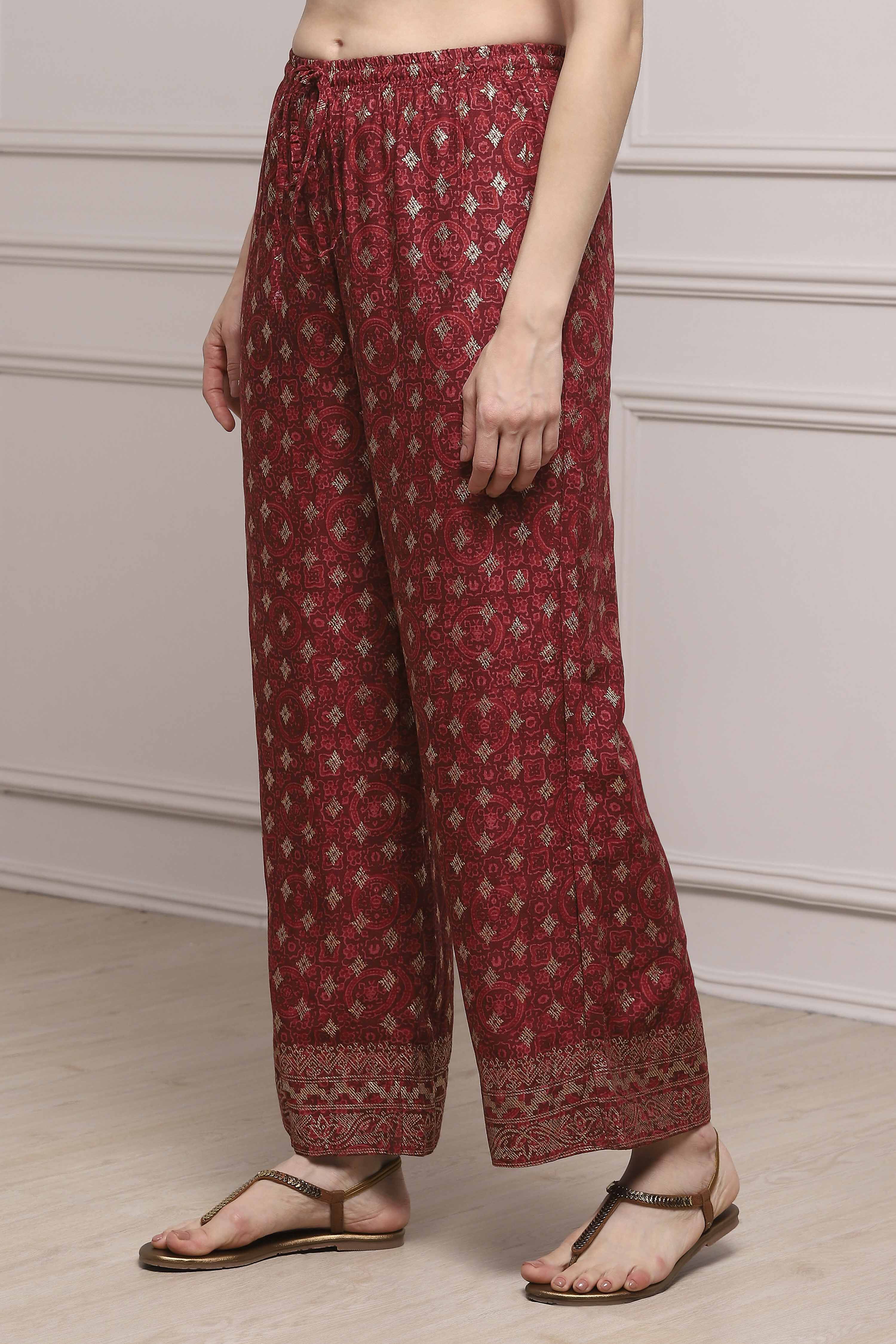 Rust Rayon Palazzo image number 2