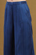 Indigo Hand-Block Printed Straight Co-ord Set image number 2