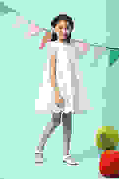 White Cotton Dress image number 4