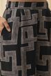 Black Viscose Printed Co-ord Set image number 2
