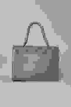 Blue PU Satchel image number 2
