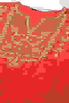 Terracotta Poly Cotton Straight Kurta Slim Pant Suit Set image number 1