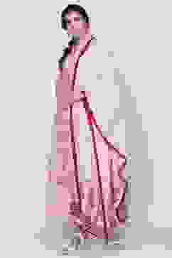 Peach Straight Kurta Palazzo Suit Set image number 0