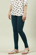Camel Cotton Blend Solid Churidar image number 0