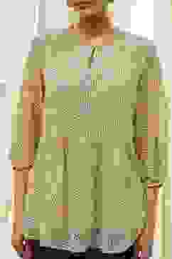 Beige Straight Kurta image number 1