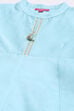 Sky Blue Art Silk Kalidar Printed Kurta Set image number 1