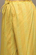 Off White Cotton Straight Kurta Palazzo Suit Set image number 2