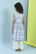 Cream Cotton Gathered Suit Set image number 4