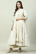 Blush Pink Cotton Anarkali Kurta Lehenga Suit Set image number 5