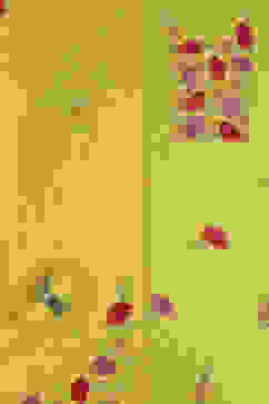 Yellow Cotton Applique Unstitched Suit Set image number 1