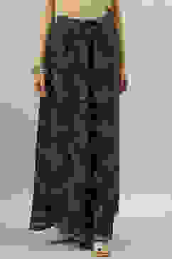 Black Rayon Palazzo image number 0