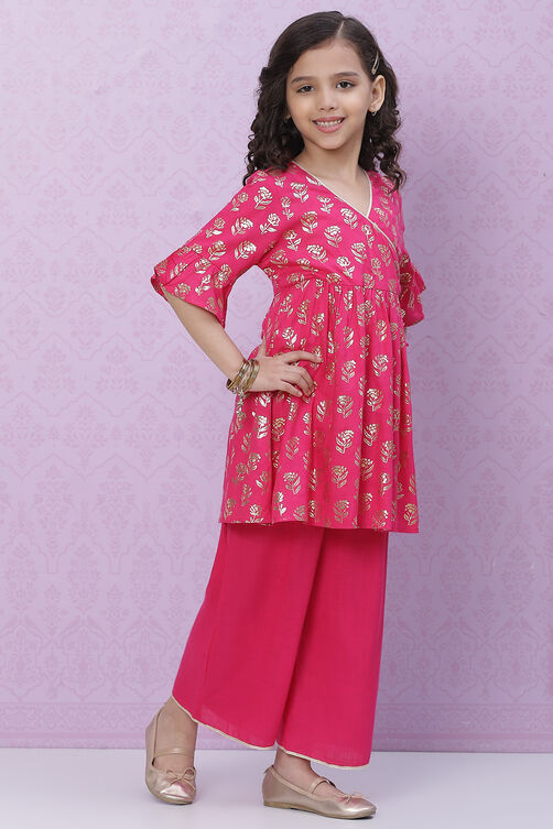 Black Rayon Flared Printed kurta Set image number 3