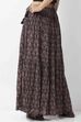 Black Cotton Printed Skirt image number 5