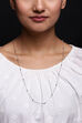 Rhodium Festive Eye Glass Chain image number 1