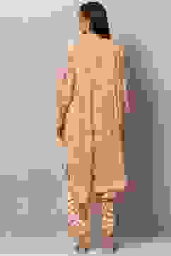 Sea Green Viscose Straight Kurta Salwar Pants Suit Set image number 4