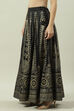 Black Art Silk Skirt image number 2