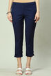 Grey Cotton Flax Pants image number 0