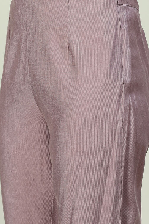 Mustard Poly Viscose Straight 2 Piece Set image number 2
