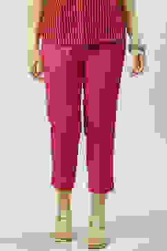 Fuschia Viscose Narrow Pant image number 2